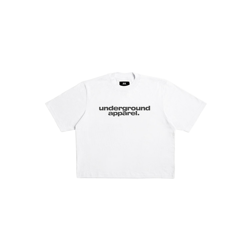 Box Tee - Two Liner White