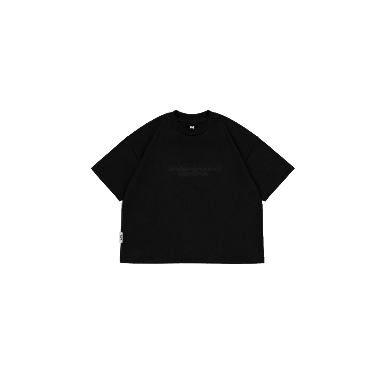 Box Tee Two Liner Phantom Black - French Terry Variant