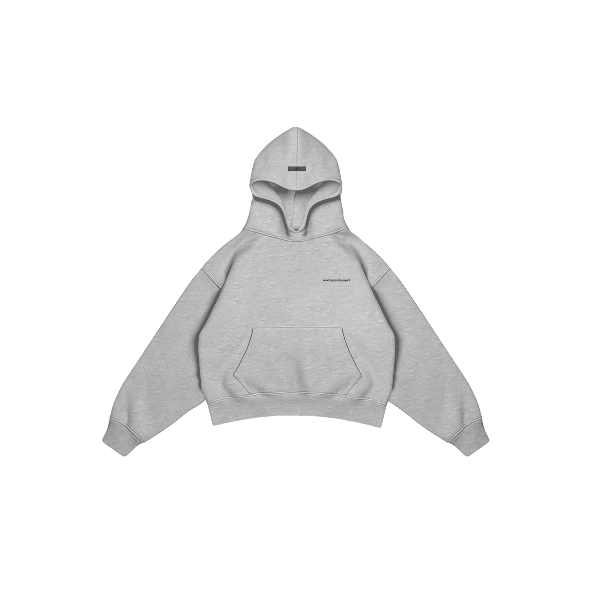 UA Cropped Hoodie - Top Dye Grey