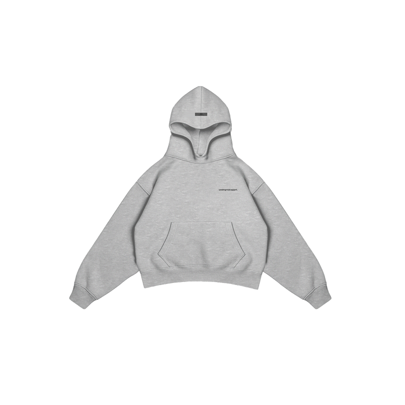 UA Cropped Hoodie - Top Dye Grey