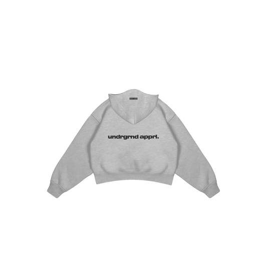 UA Cropped Hoodie - Top Dye Grey