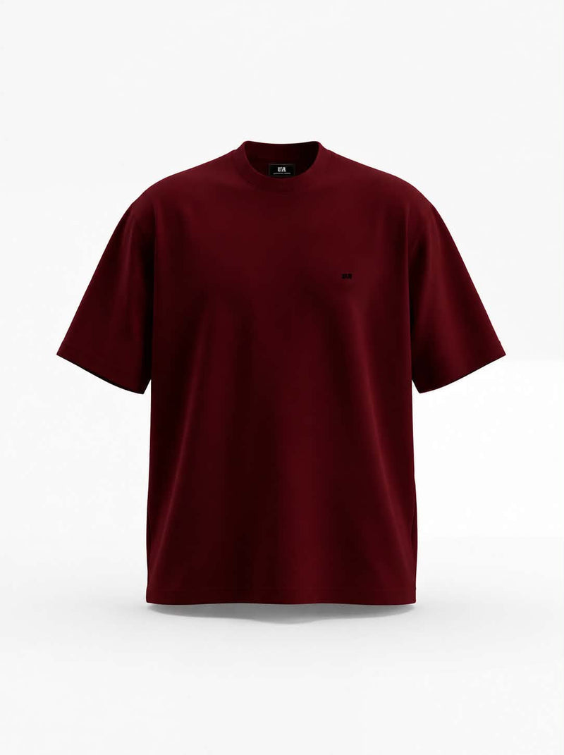 UA French Terry Plain - Maroon