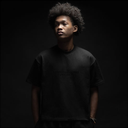 Box Tee Two Liner Phantom Black - French Terry Variant