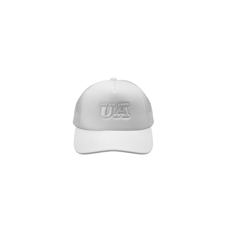UA White Net Cap front view