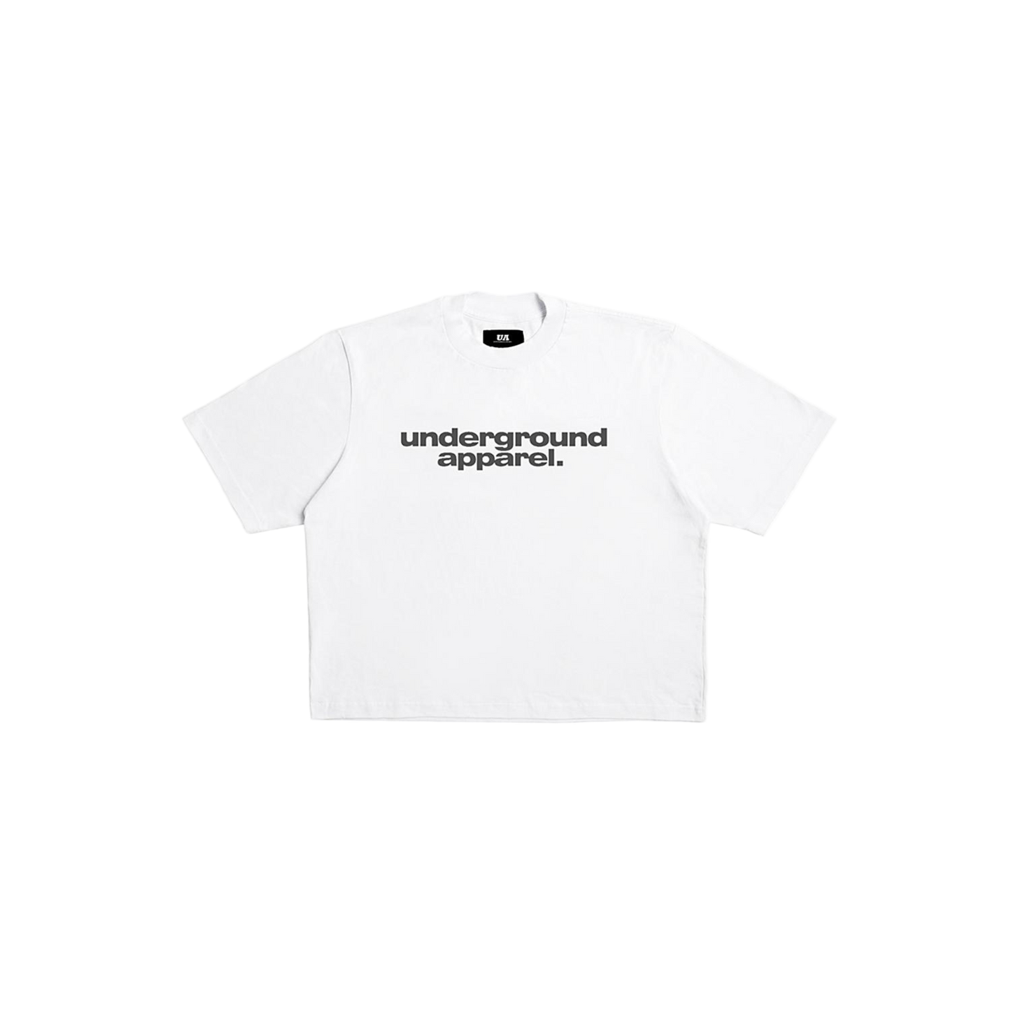 Box Tee - Two Liner White