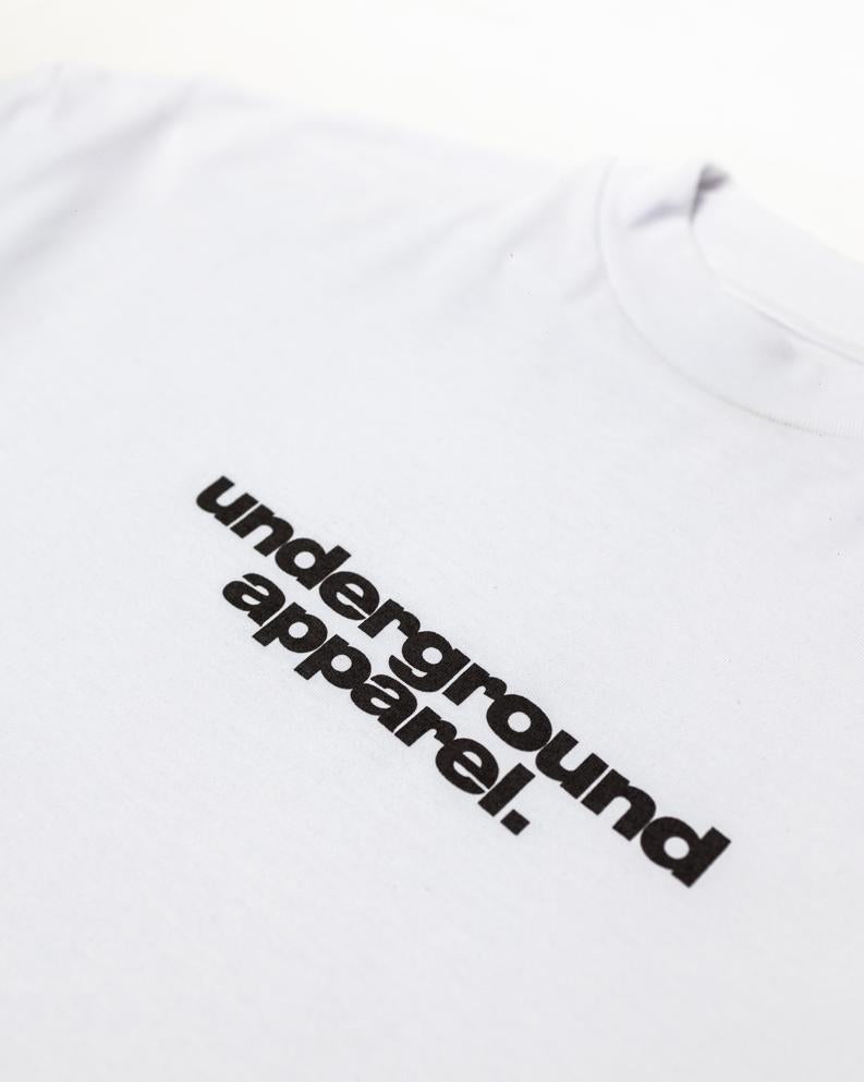 Box Tee - Two Liner White