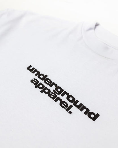 Box Tee - Two Liner White