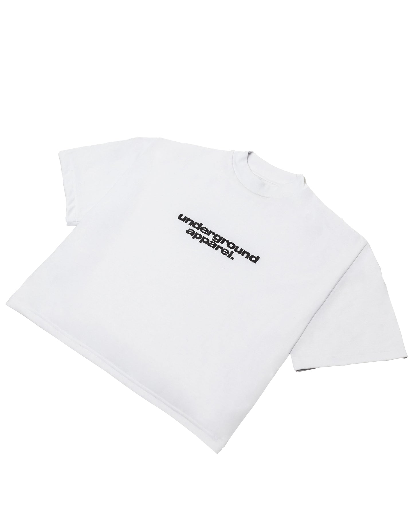 Box Tee - Two Liner White