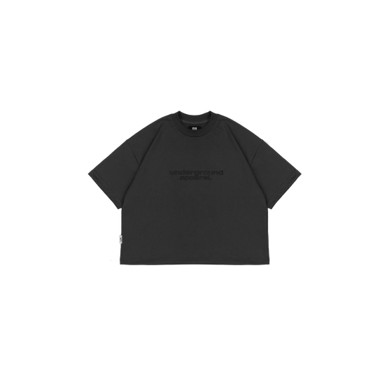 Box Tee Two Liner Iron Grey - French Terry Variant