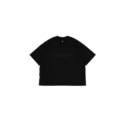 Box Tee Two Liner Phantom Black - French Terry Variant