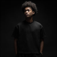 Box Tee Two Liner Phantom Black - French Terry Variant