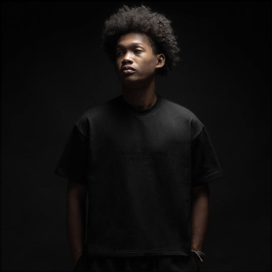 Box Tee Two Liner Phantom Black - French Terry Variant
