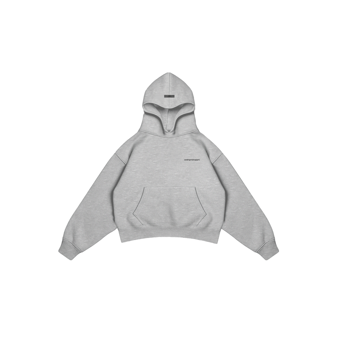 UA Cropped Hoodie - Top Dye Grey