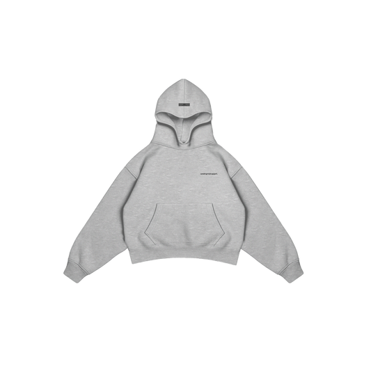 UA Cropped Hoodie - Top Dye Grey