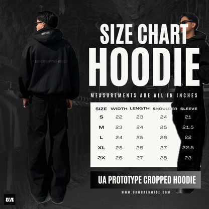 UA Cropped Hoodie - Top Dye Grey