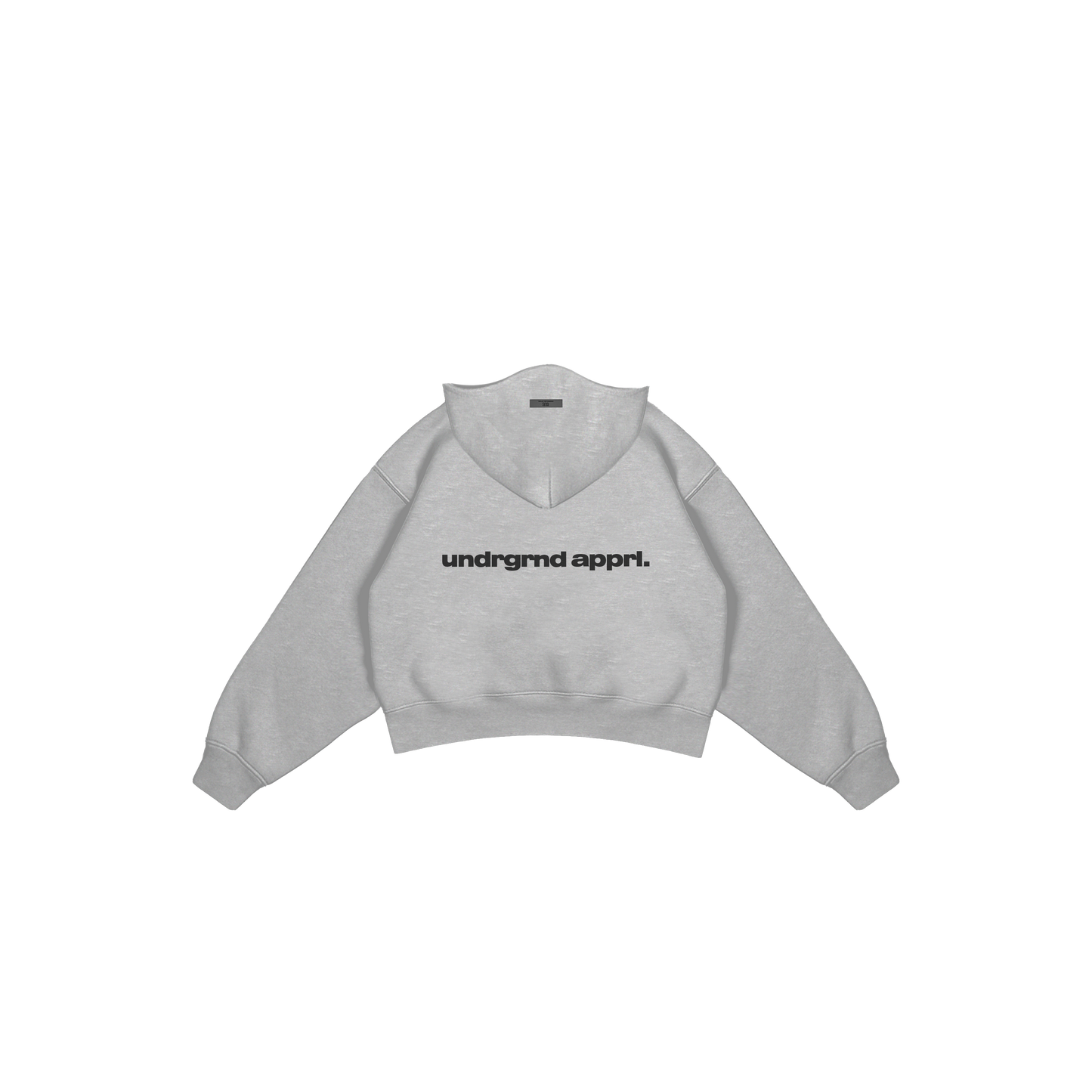 UA Cropped Hoodie - Top Dye Grey