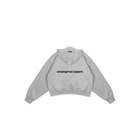 UA Cropped Hoodie - Top Dye Grey