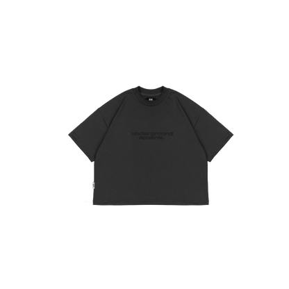 Box Tee Two Liner Iron Grey - French Terry Variant