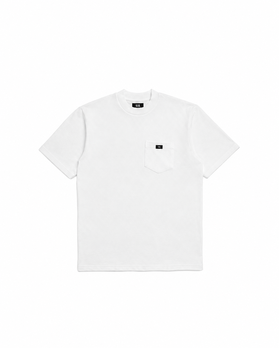 UA Pocket Tee French Terry - Cloud White