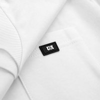 UA Pocket Tee French Terry - Cloud White