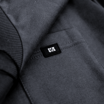 POCKET TEE IRON GREY - FRENCH TERRY