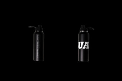 UA luxury flask side view — premium streetwear branded Philippines