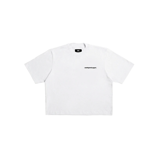 UA CROPPED TEE - CLASSIC WHITE