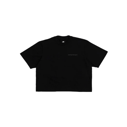 UA CROPPED TEE - CLASSIC BLACK
