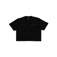 UA Cursive FCO Black tee front graphic
