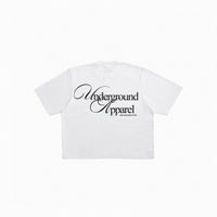 UA Cursive FCO White tee back