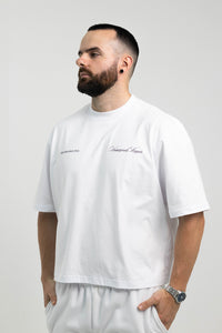UA Cursive FCO White tee editorial