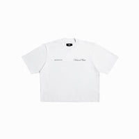 UA Cursive FCO White tee front
