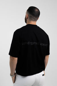 Model wearing UA FCO luxury tee