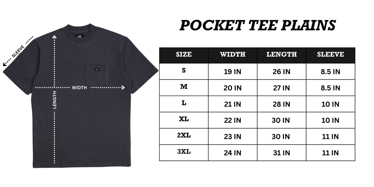 POCKET TEE PLAINS