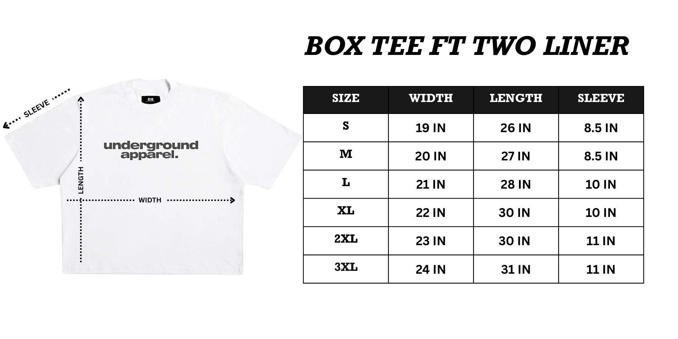 UA streetwear apparel product