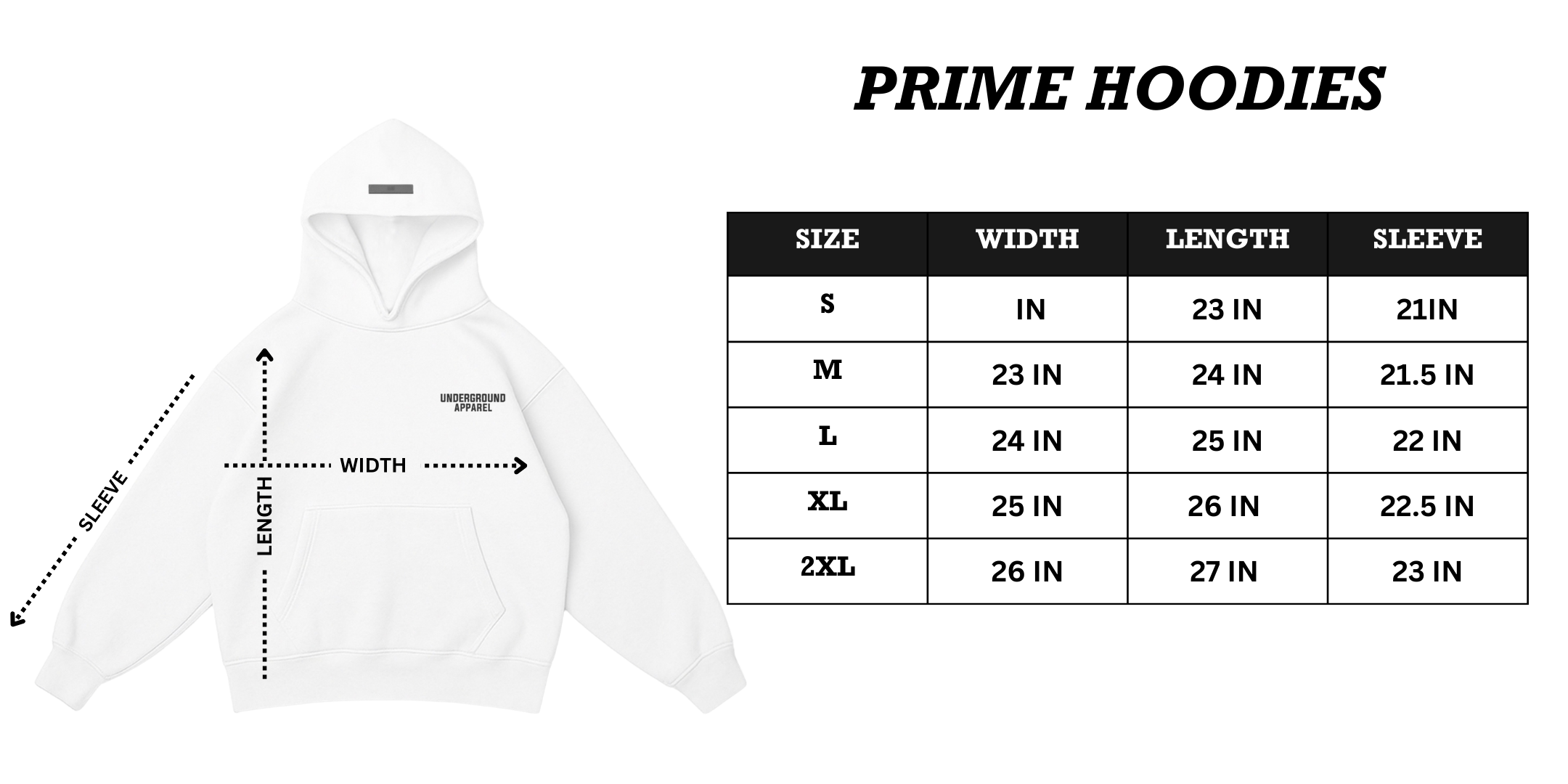 UA streetwear apparel product