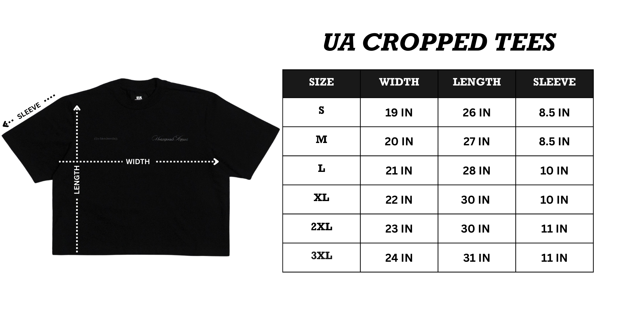 UA streetwear apparel product