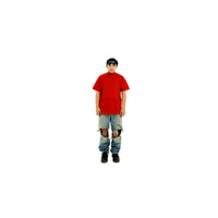 UA premium tee editorial model shot